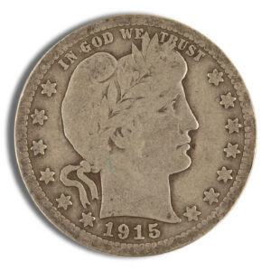$1 FV 90% Silver Barber Quarters - G-F