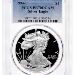 1994-P Proof Silver Eagle PCGS PR70