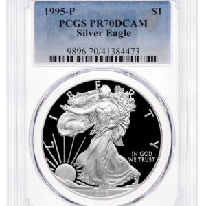 1995-P Proof Silver Eagle PCGS PR70