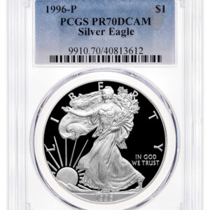 1996-P Proof Silver Eagle PCGS PR70