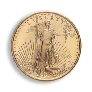 1999-W 1/4 oz Gold Eagle - Unfinished Proof Die
