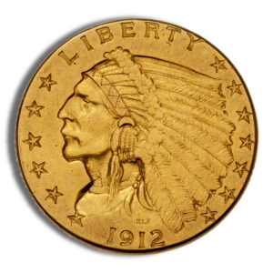 $2.5 Gold Indian Quarter Eagle - AU