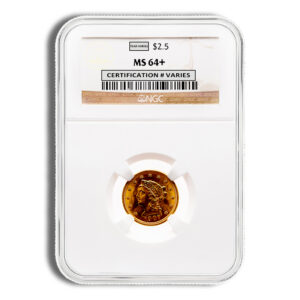 $2.5 Gold Liberty Quarter Eagle - NGC MS64