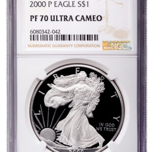 2000-P Proof Silver Eagle NGC PF70