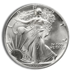 2002 Silver American Eagle - BU