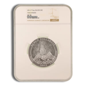 2012-P 5 oz ATB Hawaii Volcanoes Silver Coin NGC SP70