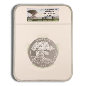 2013-P 5 oz ATB Great Basin Silver Coin NGC SP70