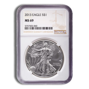 2013 Silver Eagle NGC MS69