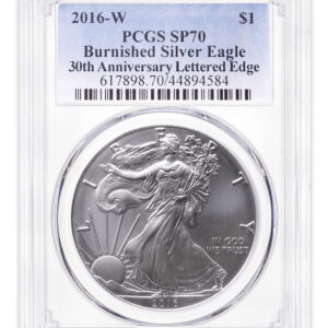 2016-W Burnished Silver Eagle PCGS SP70