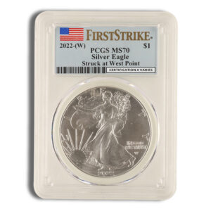 2022 Silver Eagle PCGS MS70 - West Point