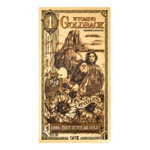 Wyoming 1 Goldback